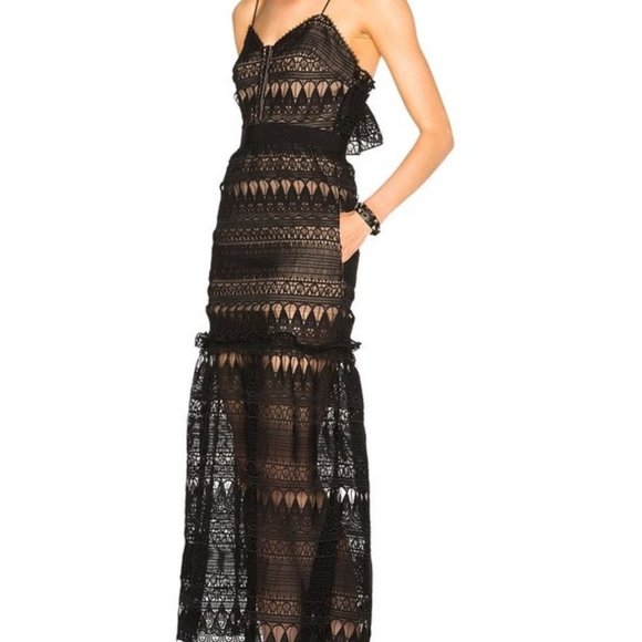 Self-Portrait Teardrop Lace Guipure gown - Picture 2 of 6